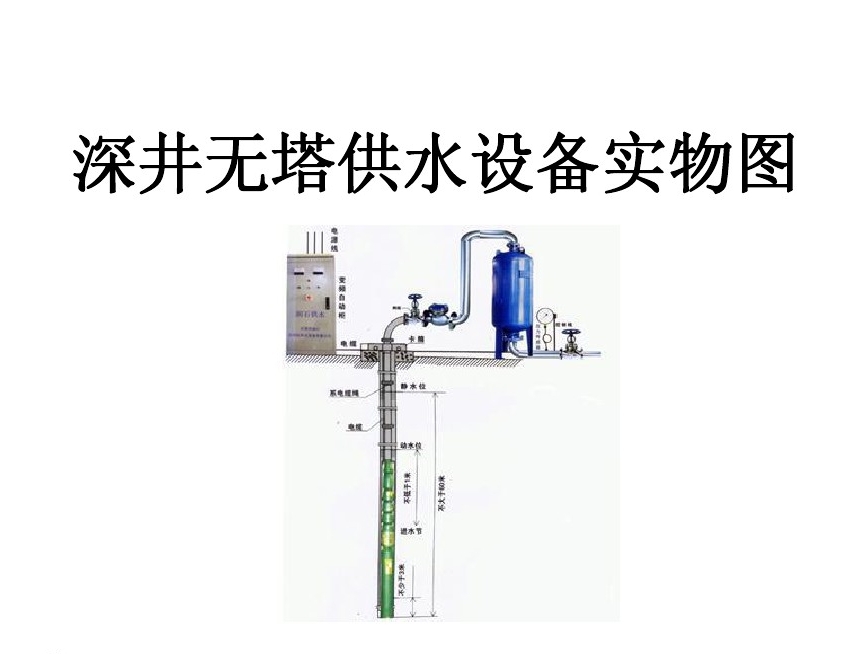 常山县井泵无塔式供水设备